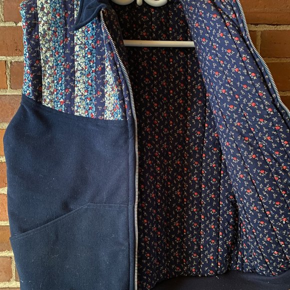 Corduroy and quilt vest - Picture 3 of 4